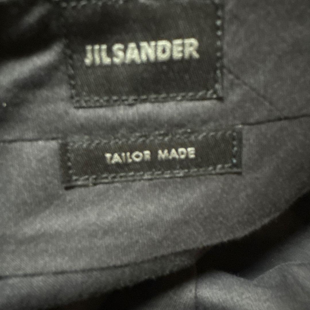 ジルサンダー　コットントラウザー　ワイドパンツ　黒　52 XL