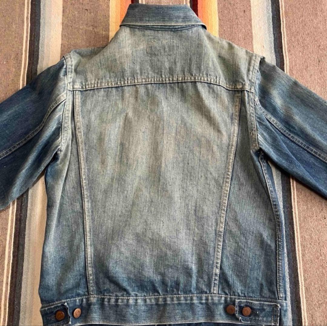 U*W様 極東リーバイスLevi's デニムジャケットBIG E イェローステッ