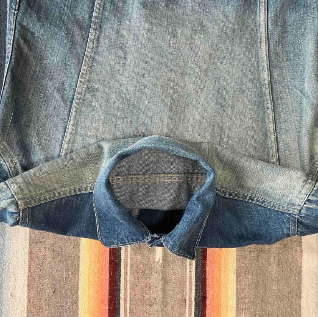 U*W様 極東リーバイスLevi's デニムジャケットBIG E イェローステッ