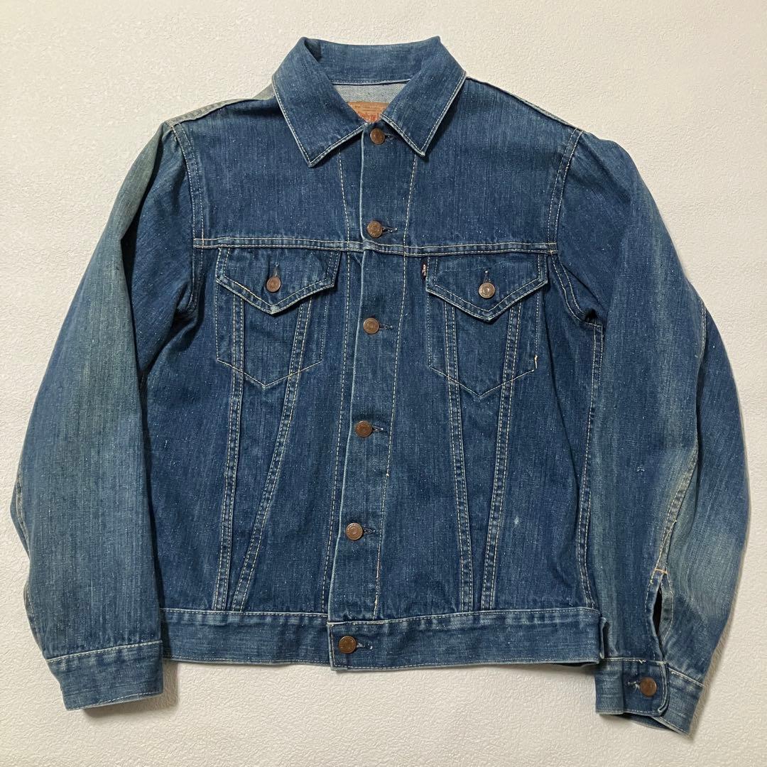 U*W様 極東リーバイスLevi's デニムジャケットBIG E イェローステッ