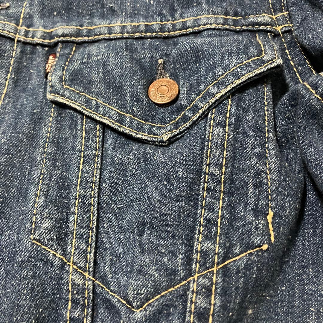 U*W様 極東リーバイスLevi's デニムジャケットBIG E イェローステッ
