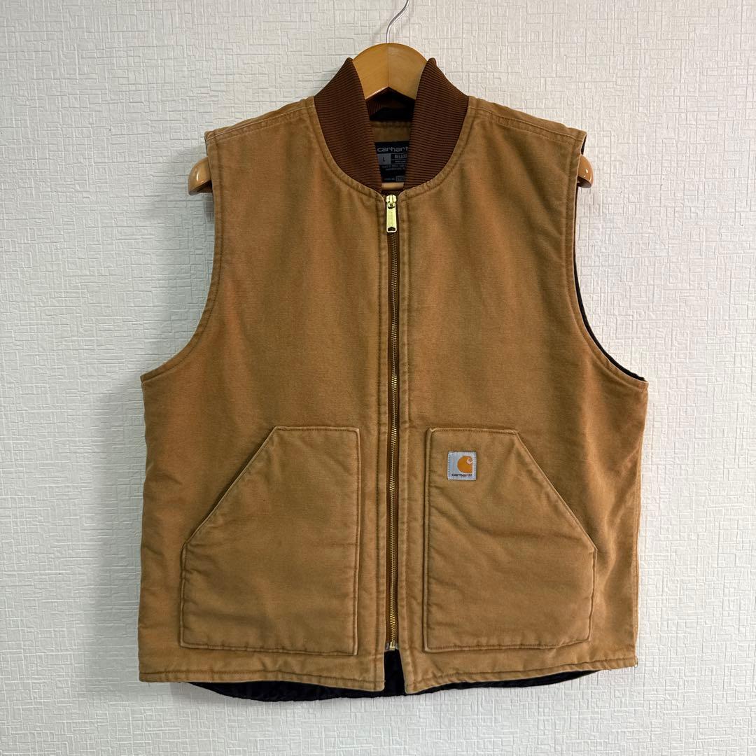 A*o様 カーハートCarhartt ブラウン ダックベスト