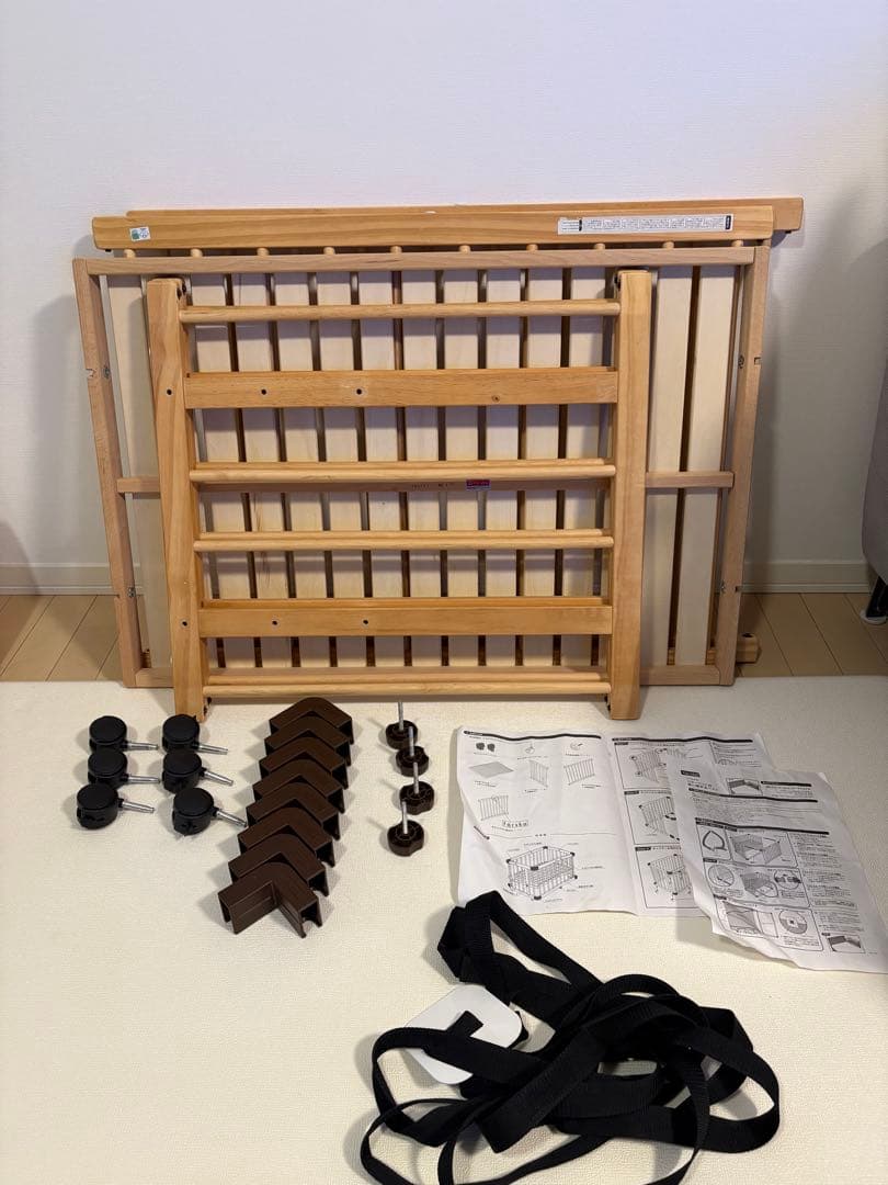 【ファルスカ】ベビーベッド　ミニジョイントベッドネオ