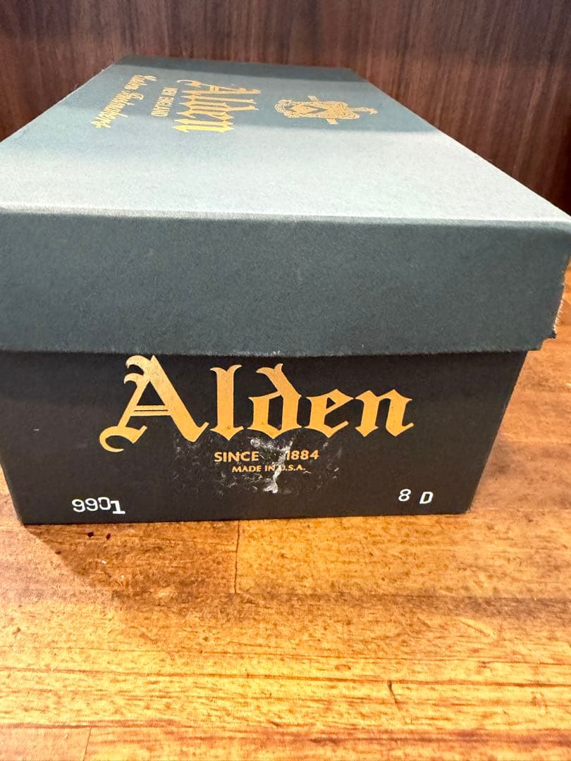 Alden オールデン 9901 ブラック　コードバン　プレーントゥ