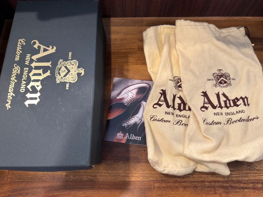 Alden オールデン 9901 ブラック　コードバン　プレーントゥ