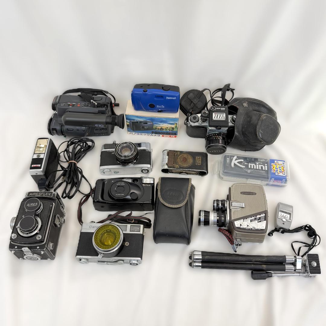 昭和レトロ カメラ 大量 セット ジャンク品 部品取り コレクション