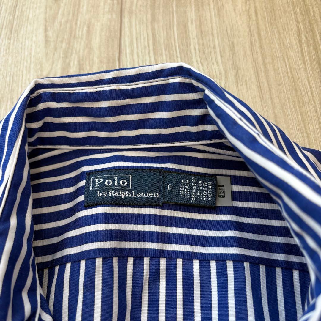 【極美品】ポロラルフローレン 24SS シャツワンピース ロング丈 ベルト付 0