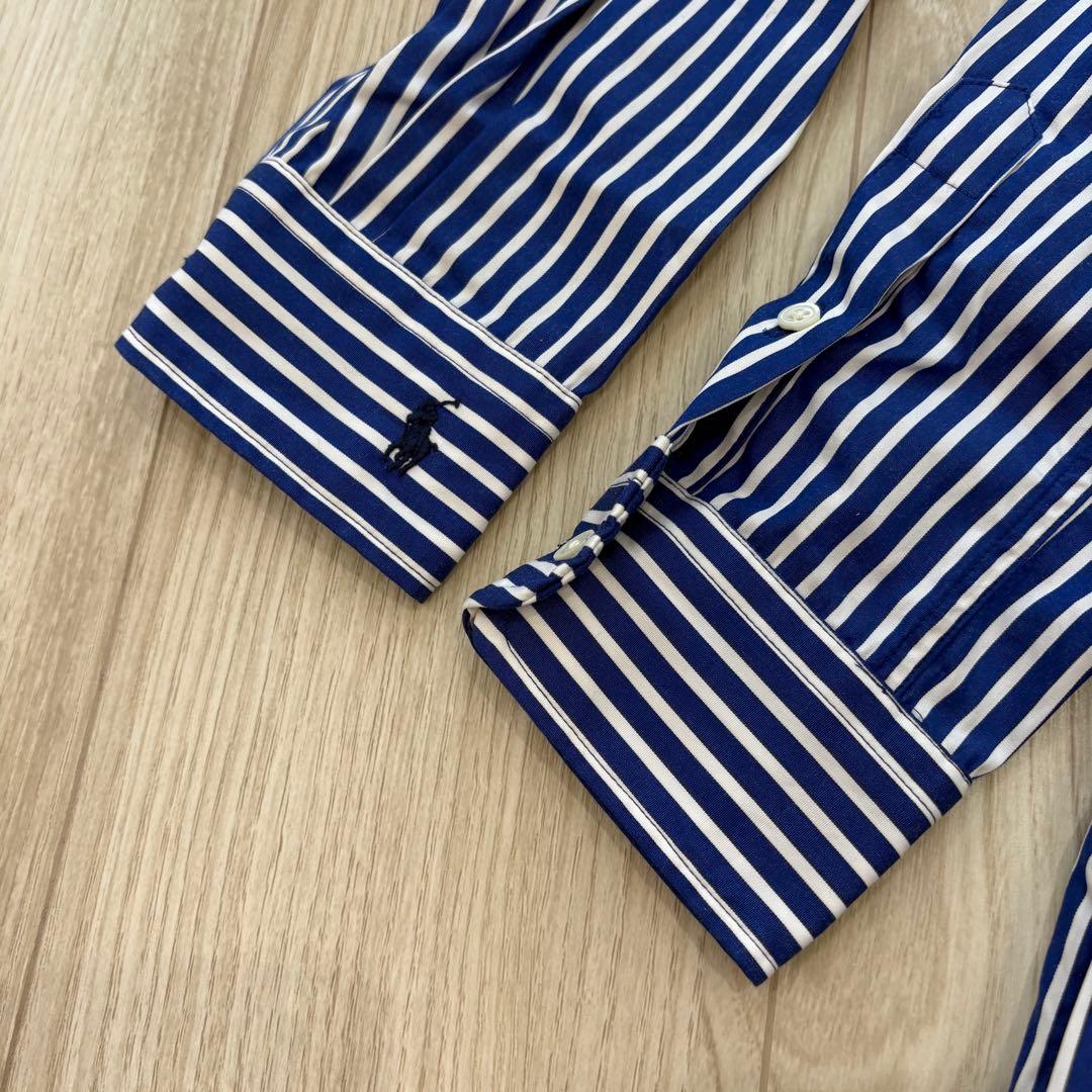 【極美品】ポロラルフローレン 24SS シャツワンピース ロング丈 ベルト付 0