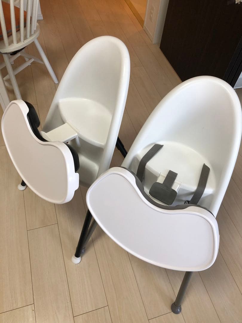 ベビービョルン　ホワイトハイチェア 2台セット