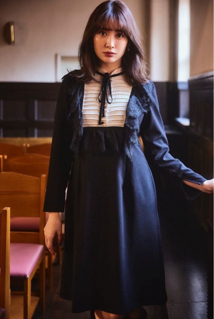 【美品】herlipto la seine dress Mサイズ