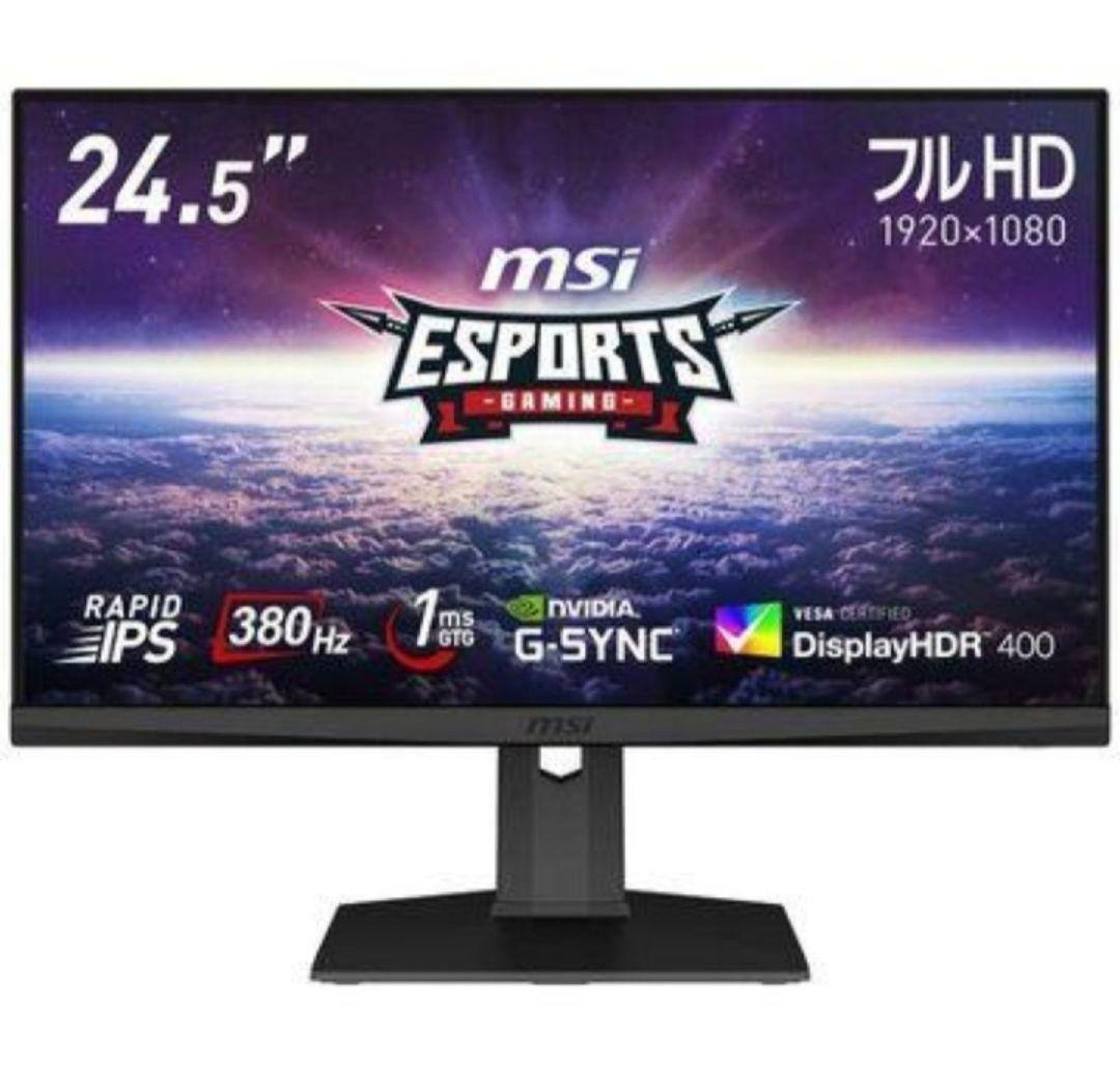 ゆうう　msi G253PF 380hz ゲーミングモニター