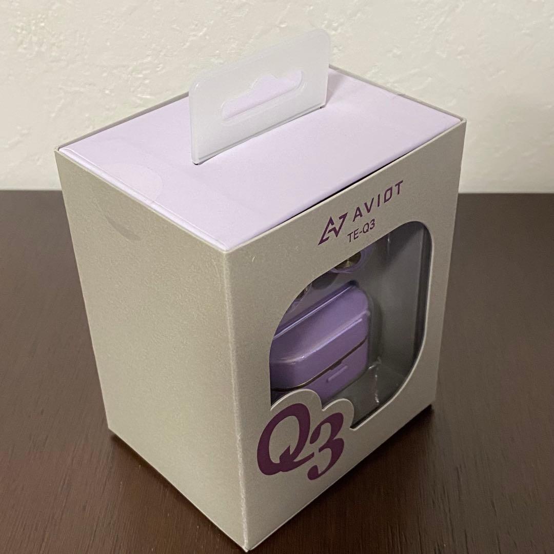 AVIOT TE-Q3ワイヤレス イヤホンBluetooth 5.3 ラベンダー