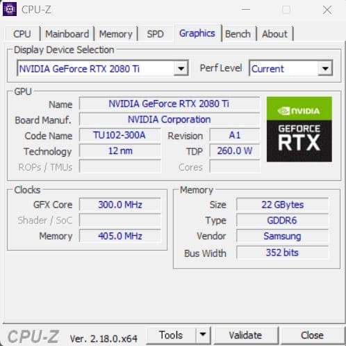 グラフィックボード・グラボ・ビデオカード RTX2080ti 22GB