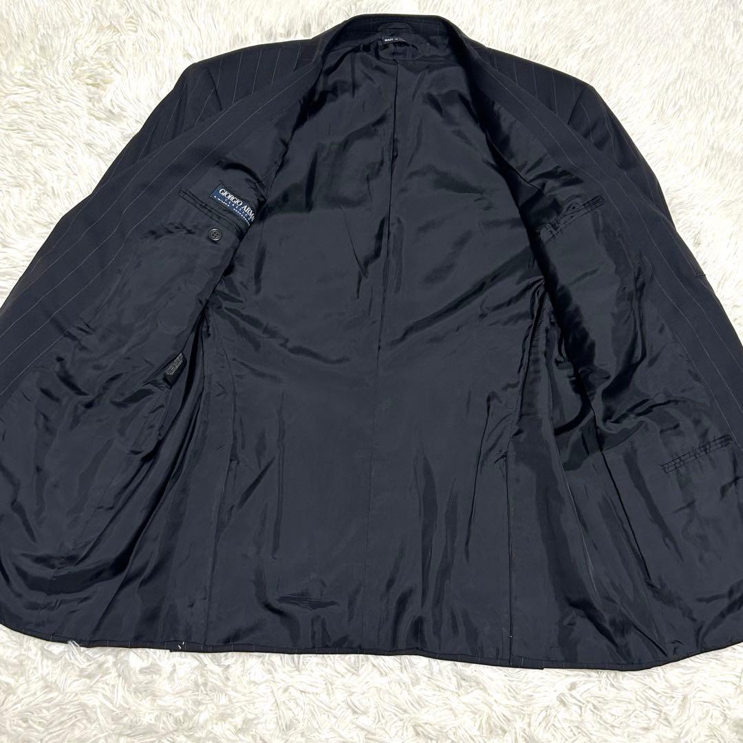 美品　ジョルジオアルマーニ　スーツセットアップ　48 チャコールグレー系