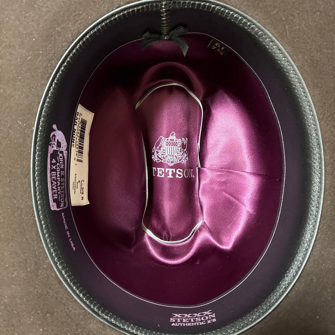 【新品未使用】STETSON BAR NONE BEAVER 7-5/8 箱