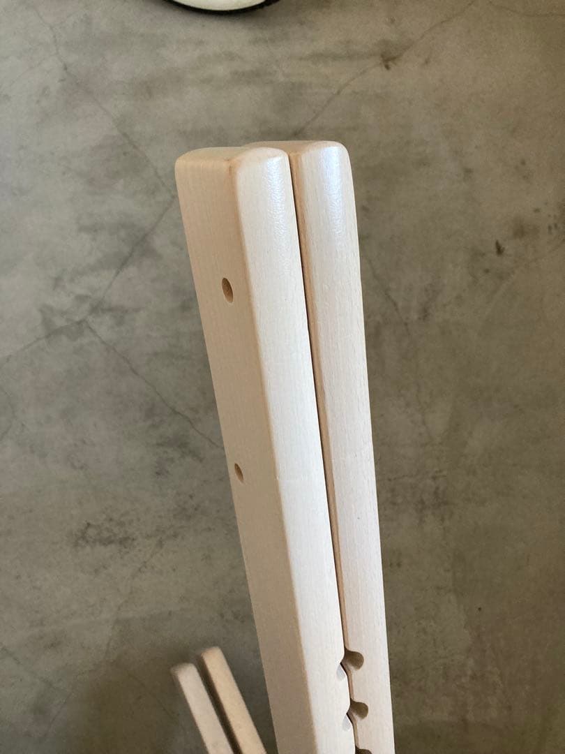 ストッケ　トリップトラップ　ホワイトウォッシュ　ベビーセット付　S/N4