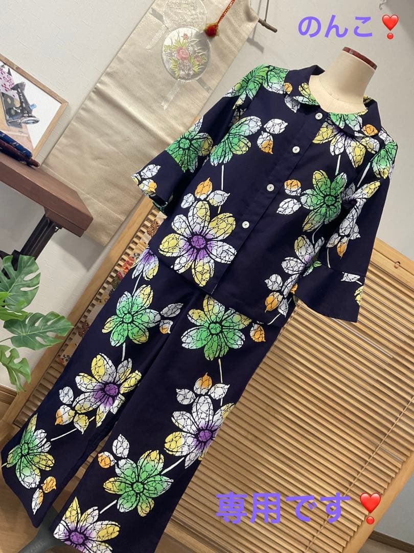 専用です❣️浴衣反物からセットアップパンツ❣️