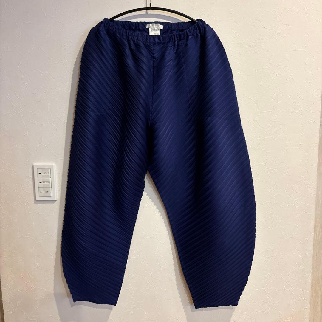 ネイビー サルエルパンツ