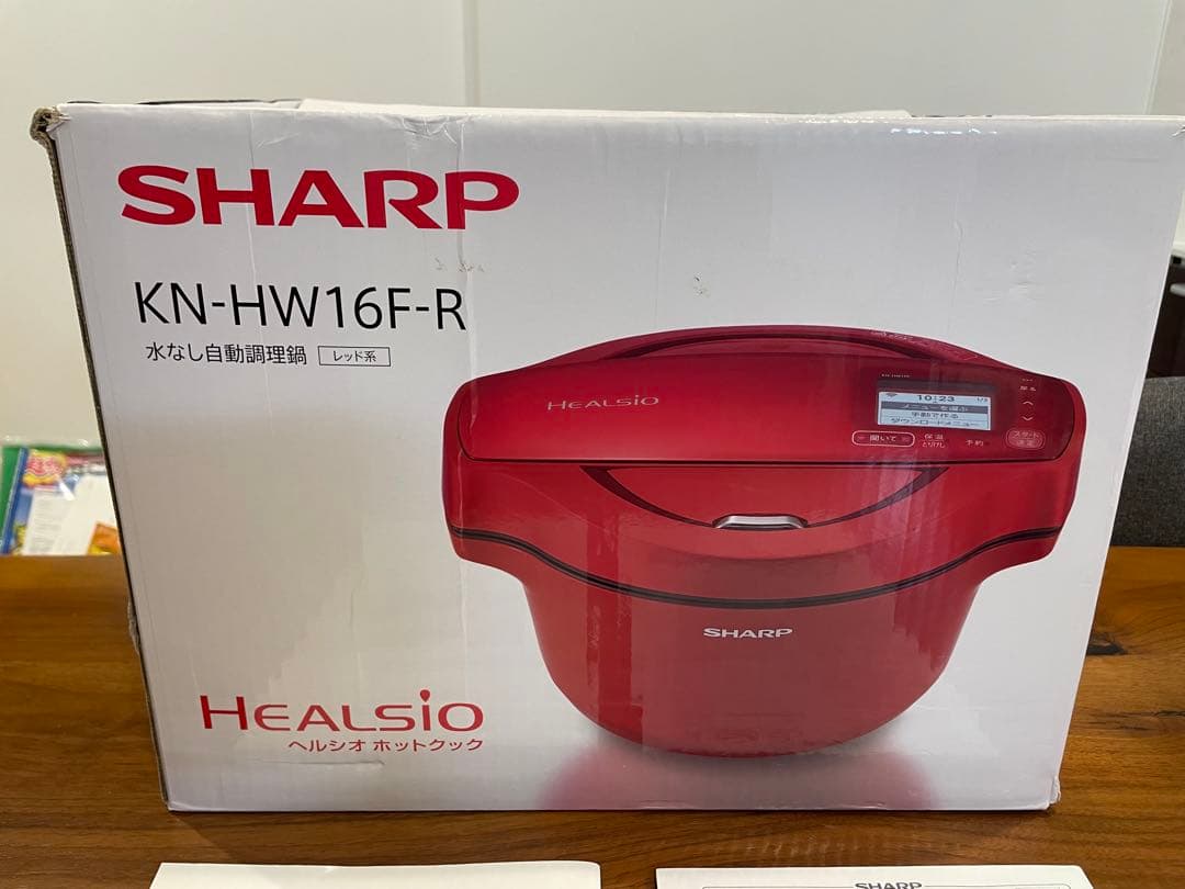 SHARP 電気圧力鍋 KN-HW16F-R レッド