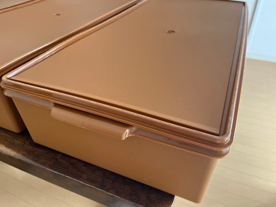 【特価・期間限定】タッパーウエア　ロングスーパーケース４個セット