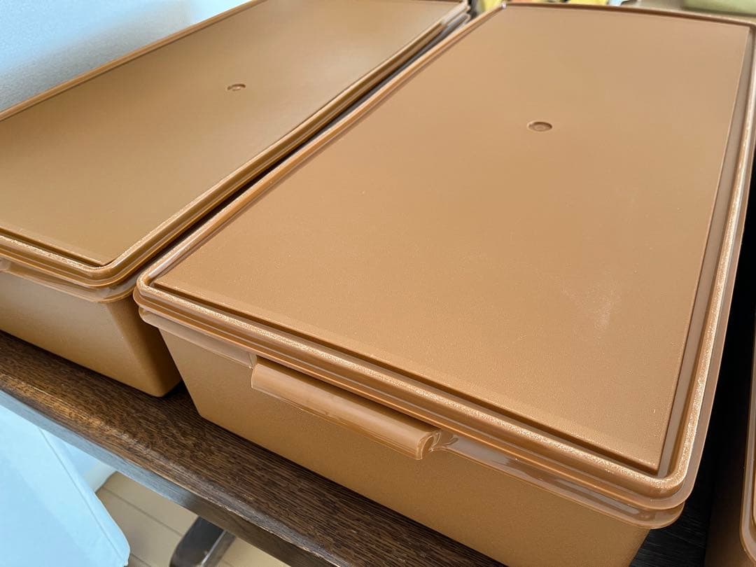 【特価・期間限定】タッパーウエア　ロングスーパーケース４個セット