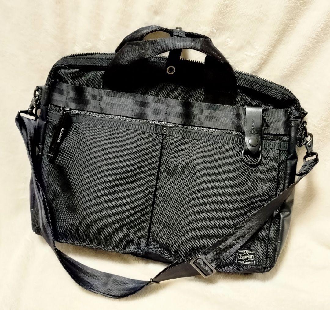 【美品】PPORTER HEAT 2WAY BRIEFCASE