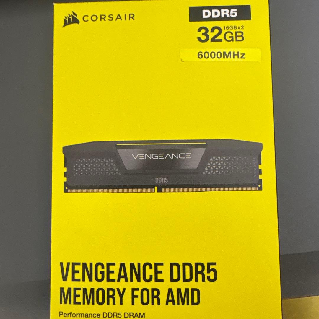 【動作確認済み中古】DDR5 6000Mhzメモリ【16GBx2 32GB】