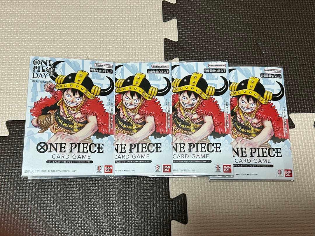 プレミアムカードコレクション　ONE PIECE DAY 25 未開封　4セット