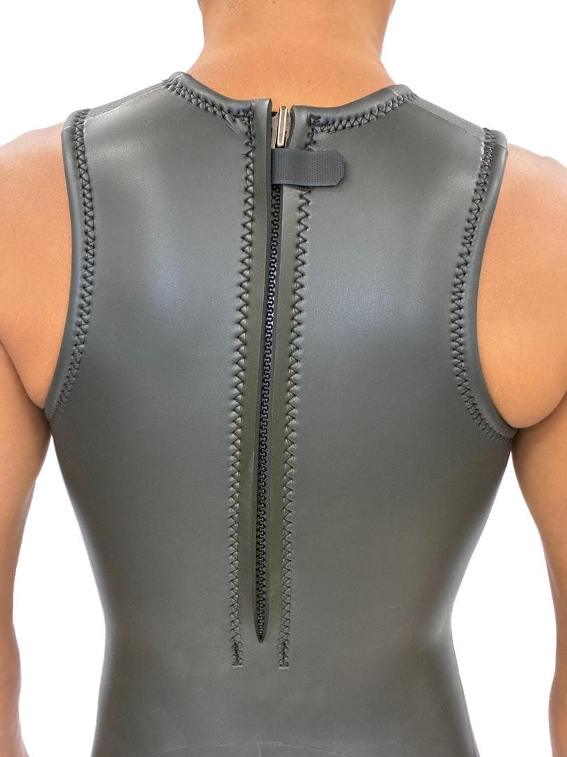 在庫1点物 クラシック3×3mｍバックジップ ロングジョン MLサイズ