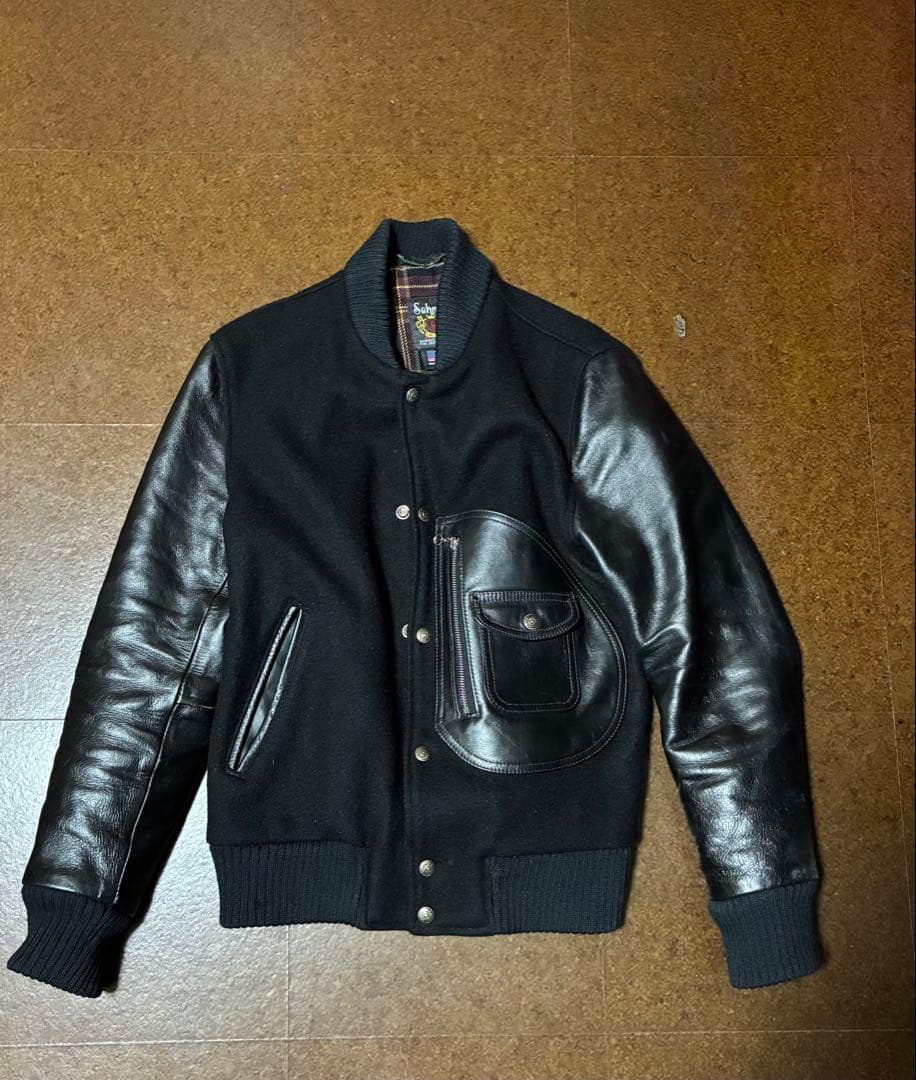 ショットDポケットスタジャンUSA製