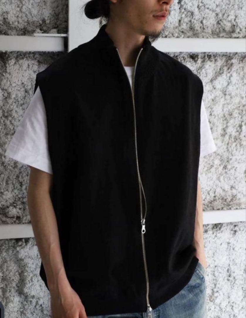 トップス walenode ex. Organic hemp high neck vest
