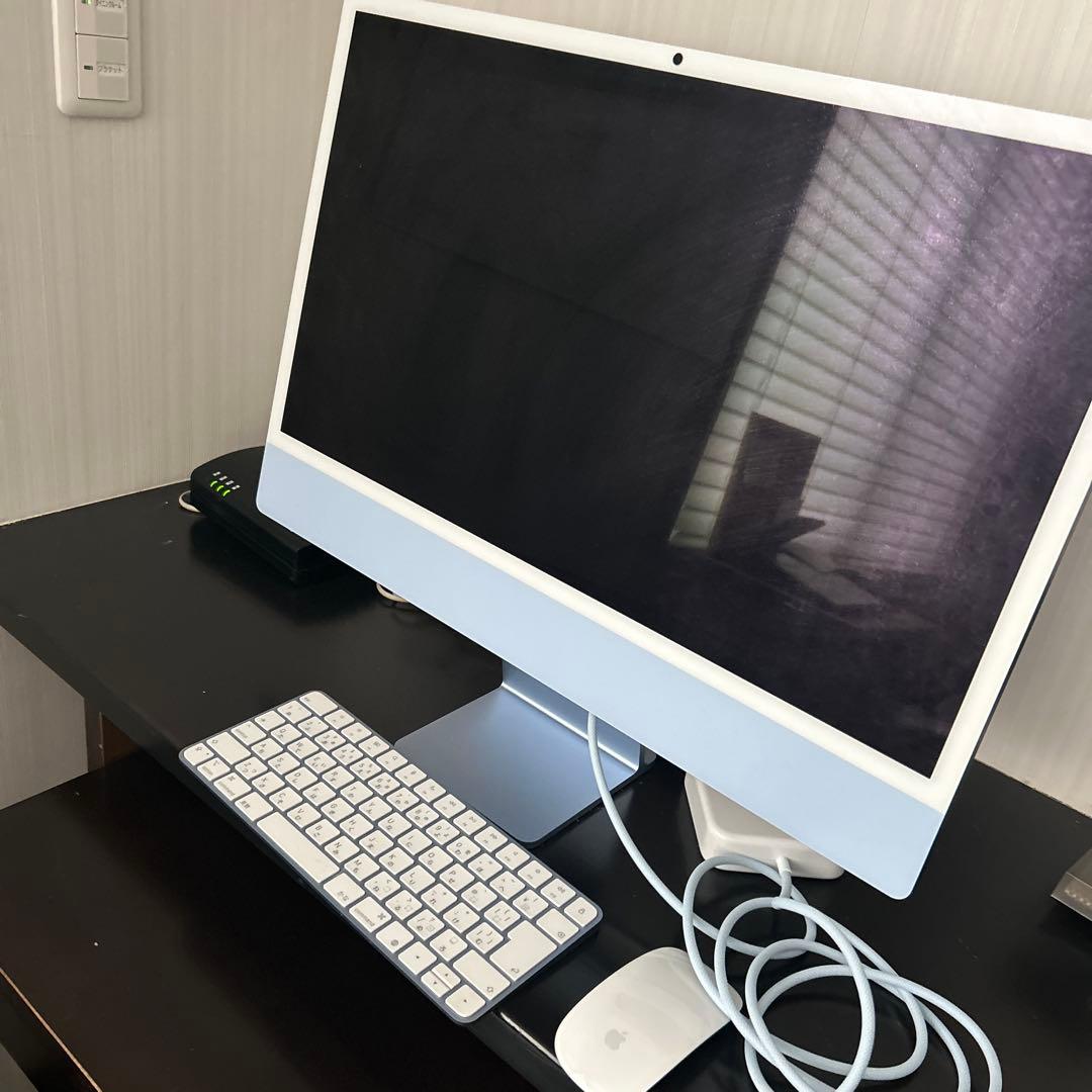 Apple iMac (ブルー) ワイヤレスキーボード付き