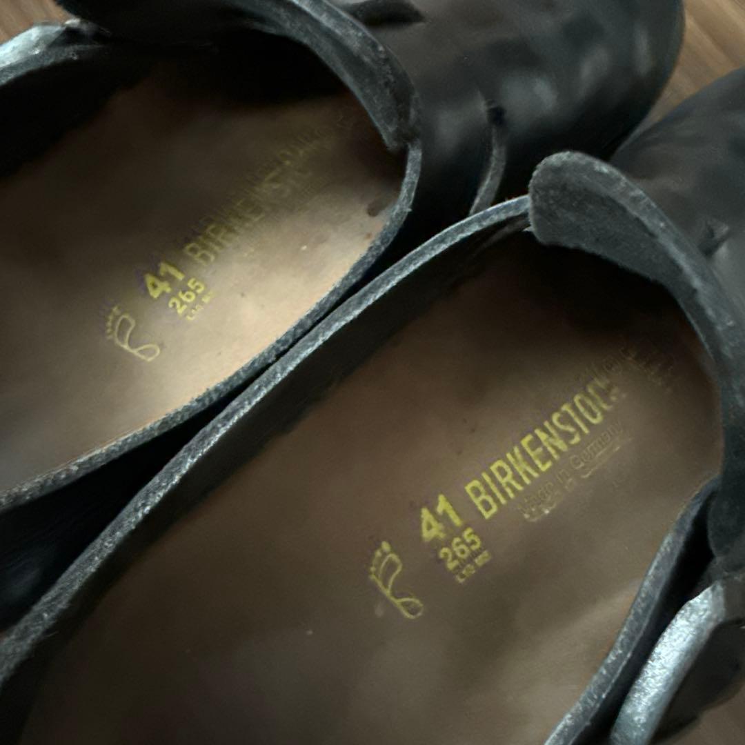 ビルケンシュトック/ロンドン ブラック レザー