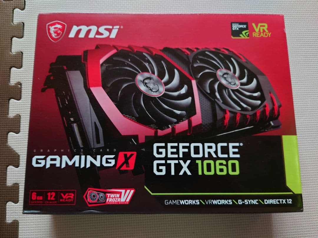 【ジャンク】GEFORCE GTX 1060 GAMING X 6G