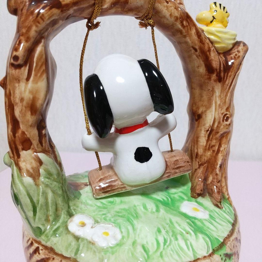 Aviva♡スヌーピー♡陶器製オルゴール♡乙女の祈り♡ヴィンテージ♡