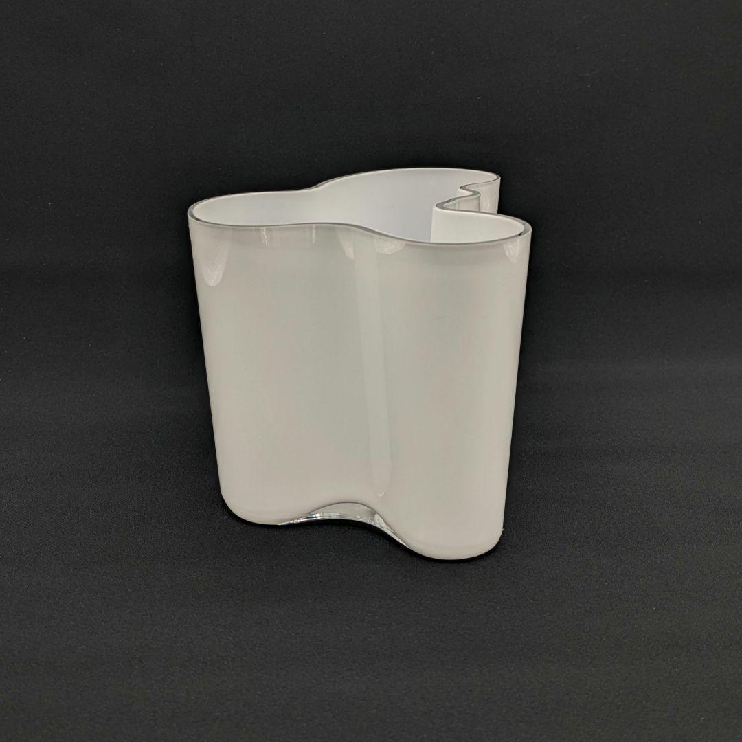 0603【美品】イッタラ アアルト コレクション ベース 120mm ホワイト