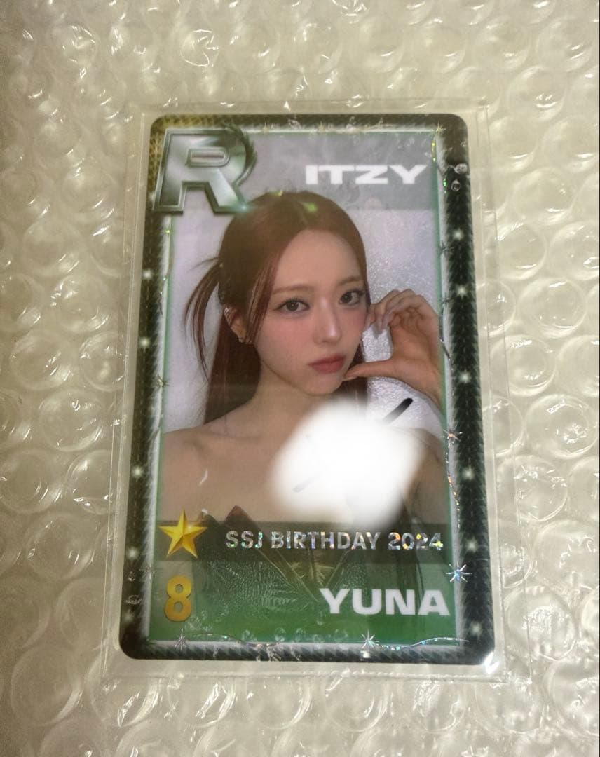 ITZY ユナ　SSJYP トレカ　8周年