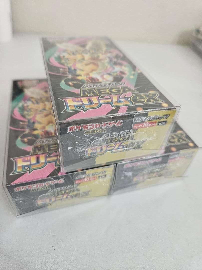 ポケモンカードゲーム Mega ドリーム ex 3BOX シュリンク付き