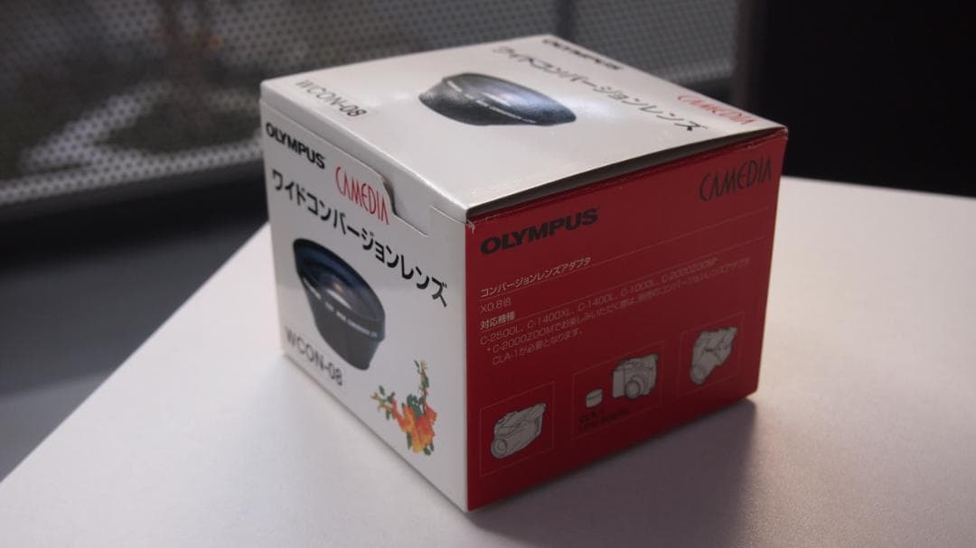 OLYMPUS WCON-08　ワイドコンバージョンレンズ CAMEDIA