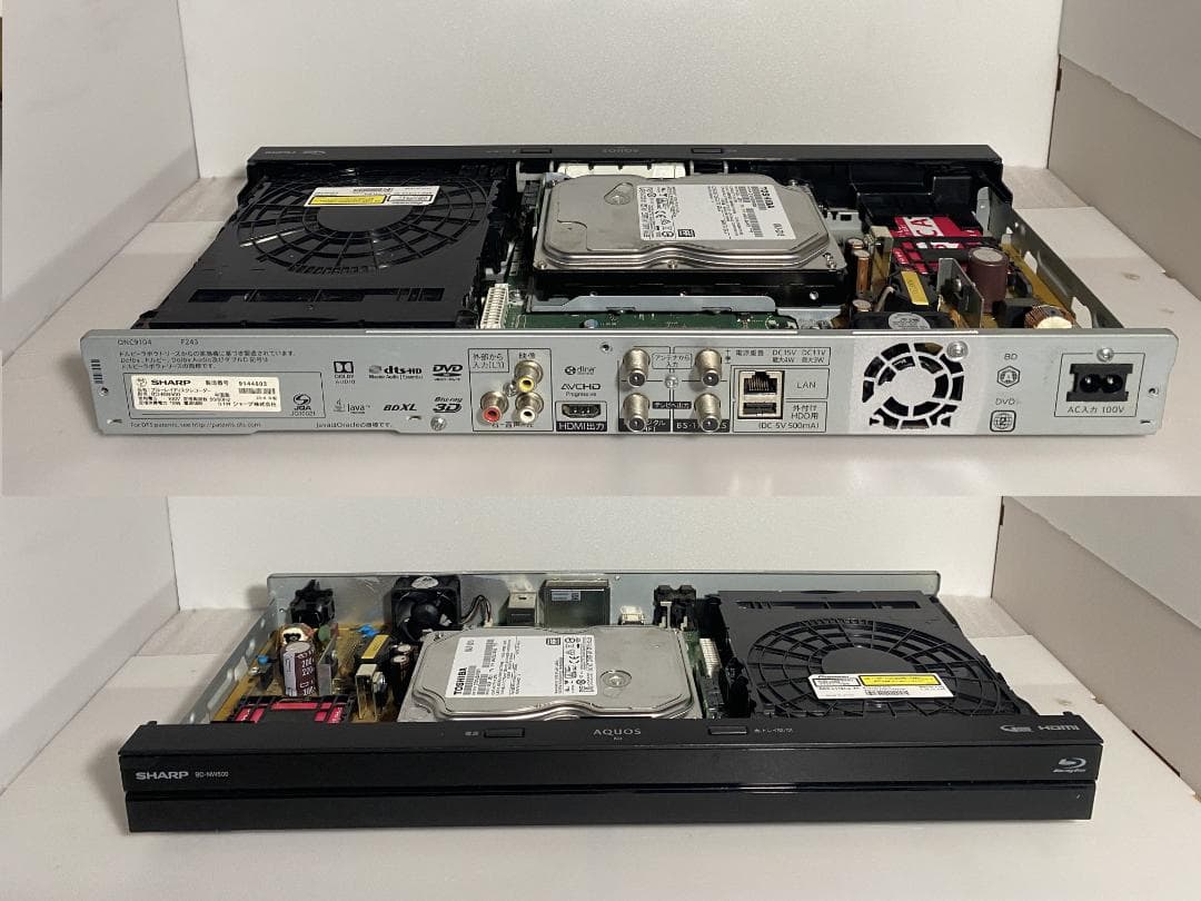 「タイムセール中」SHARP　BD-ＮW500　 容量アップHDD：1TB