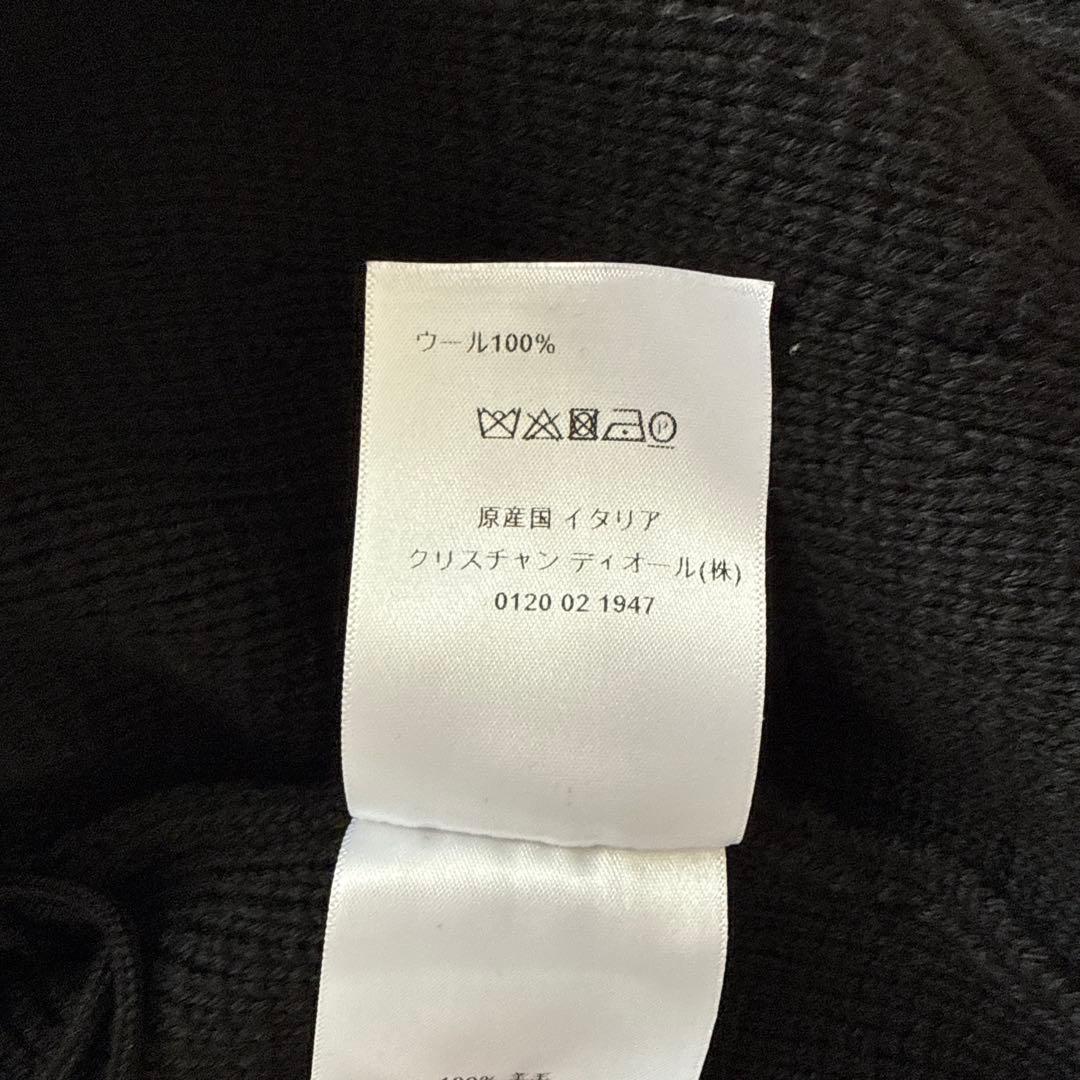 クリスチャンディオール　バージャケット　ニット黒36