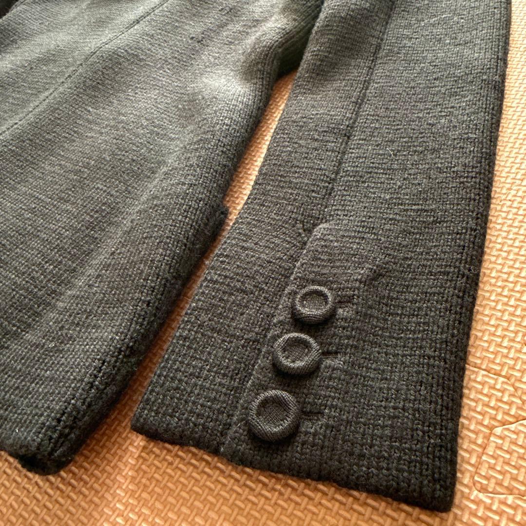 クリスチャンディオール　バージャケット　ニット黒36