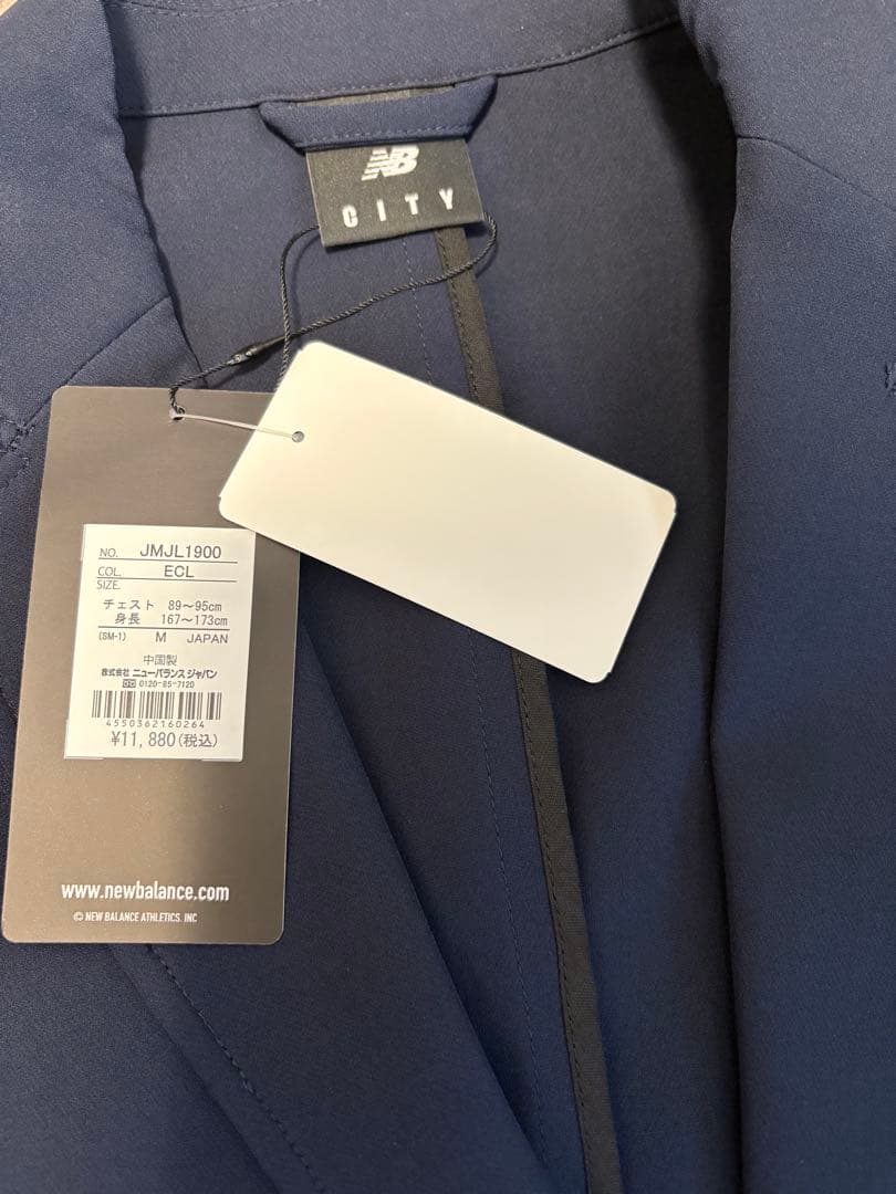 【新品】New Balance 【THE CITY】ネイビーM セットアップ