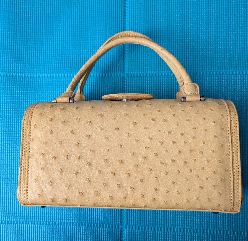 希少!!オーストリッチ★ハンドバッグ未使用
