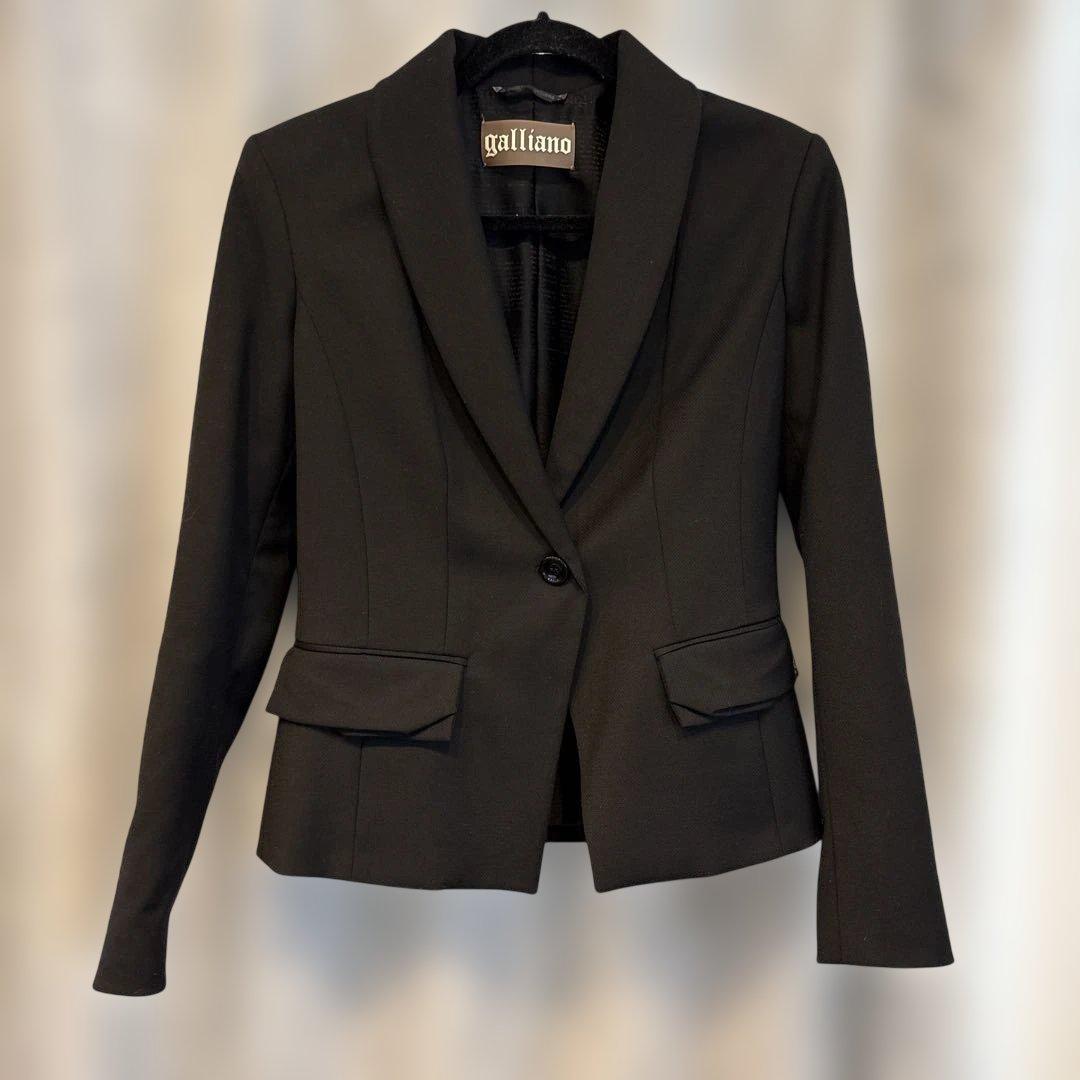 美品・John Galliano ジャケット ブラック フォーマル