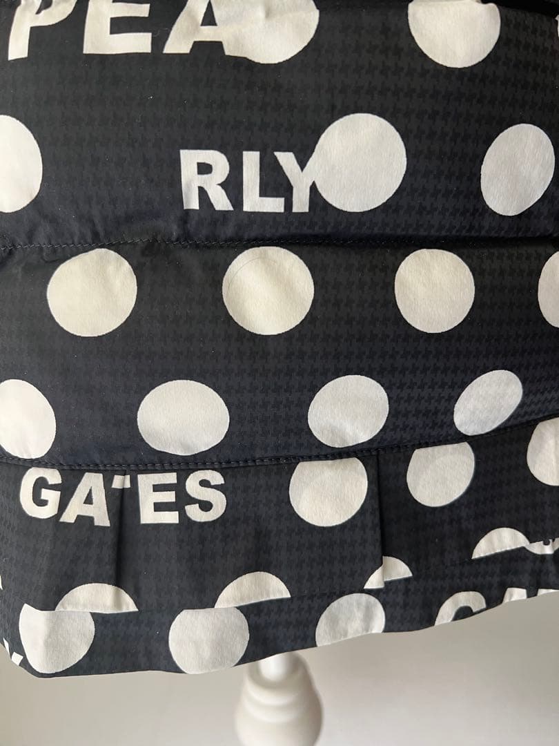 パーリーゲイツ　ドット中綿スカート