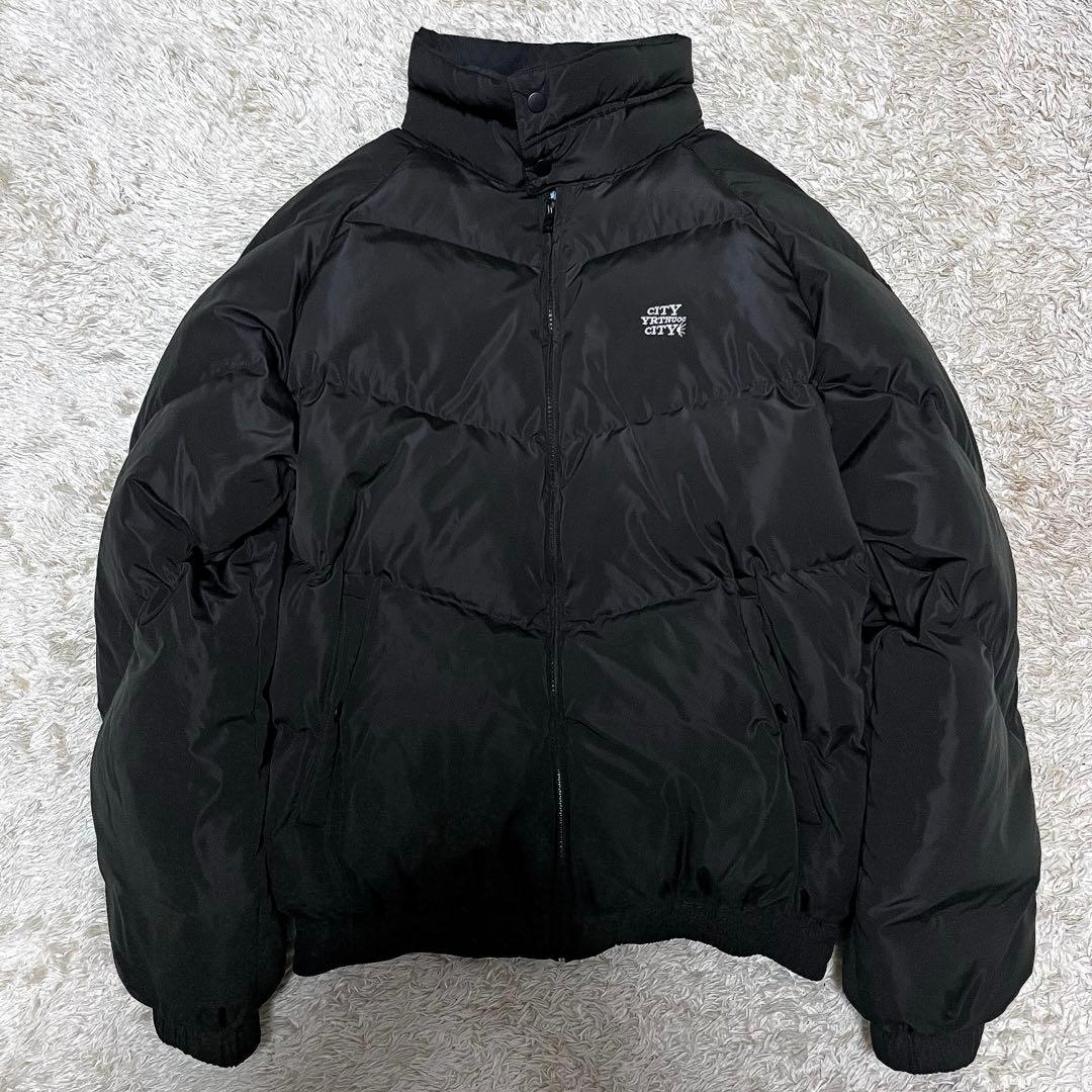 完売品　シティカントリーシティ　刺繍ロゴ　ダウンジャケット　2way