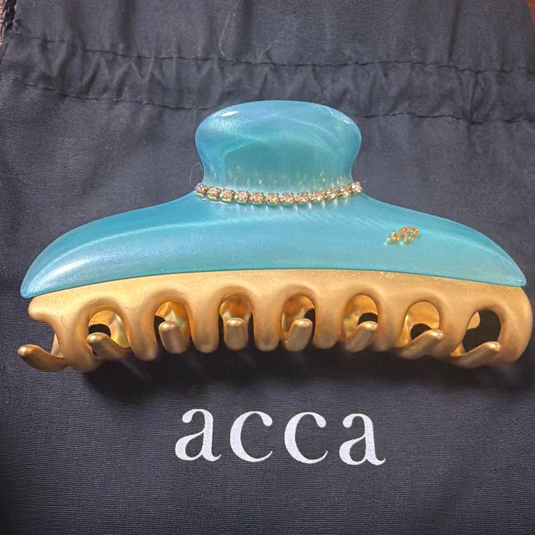 acca ヘアクリップ　ラージサイズ　限定　美品