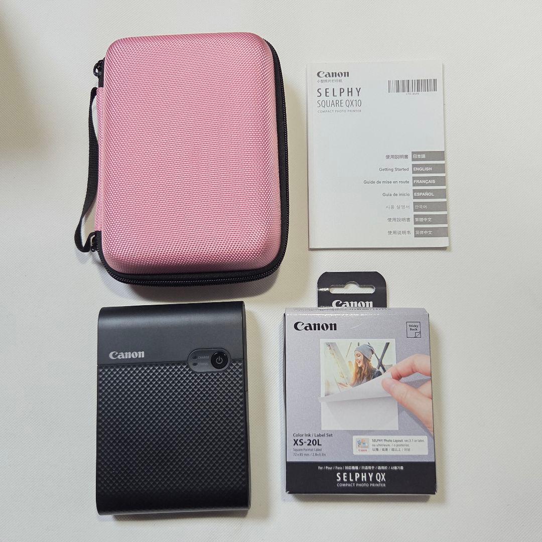 Canon SELPHY SQUARE QX10 ブラック 付属品有り