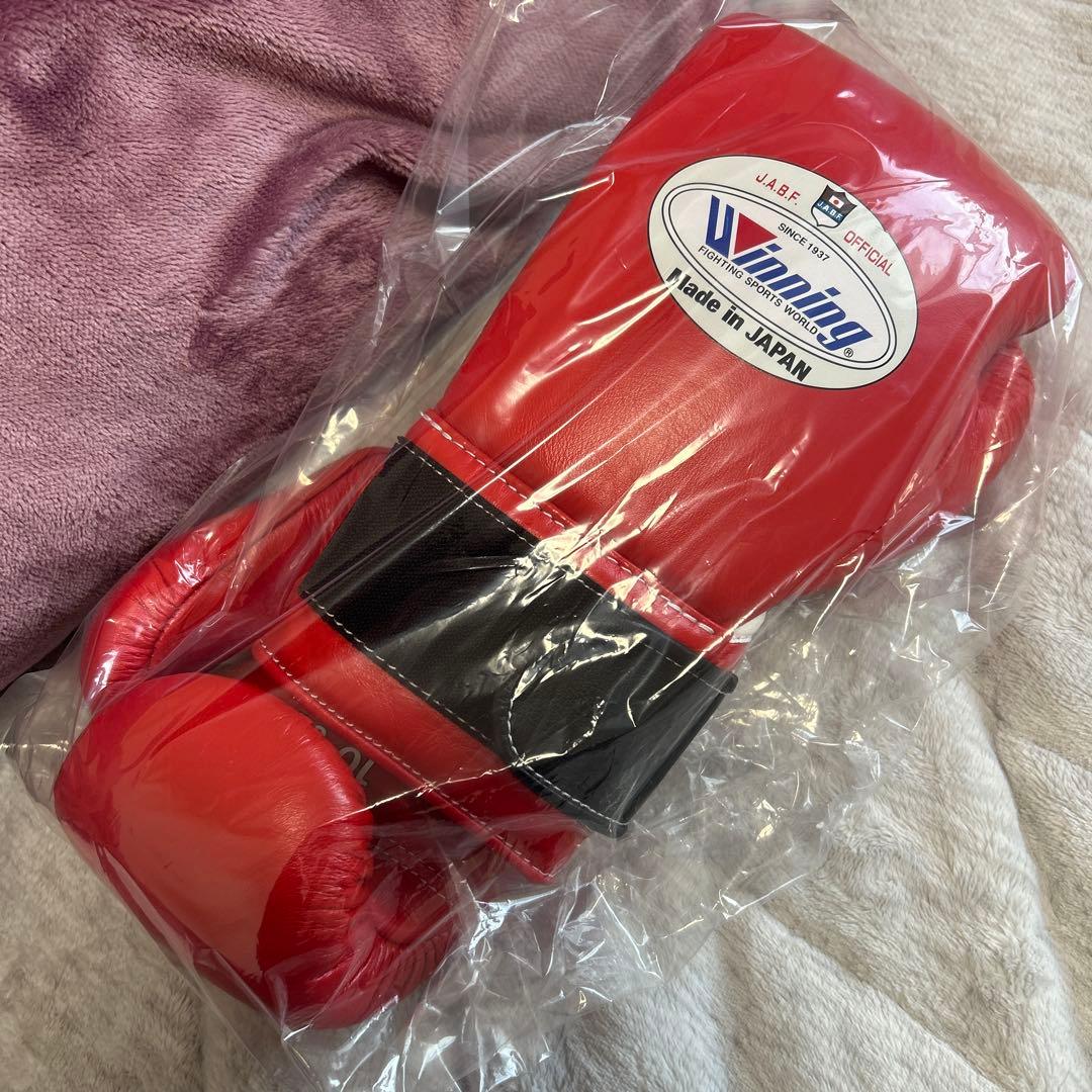 winning JABF-10 アマチュア試合用10オンスグローブ 赤と青